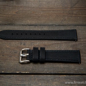 Sailcloth, Canvas waterproof watch strap zdjęcie 3