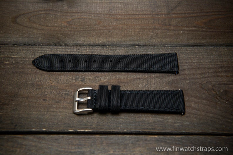 Bracelet de montre imperméable en toile à voile 19 mm, 20 mm, 21 mm, 22 mm. image 3
