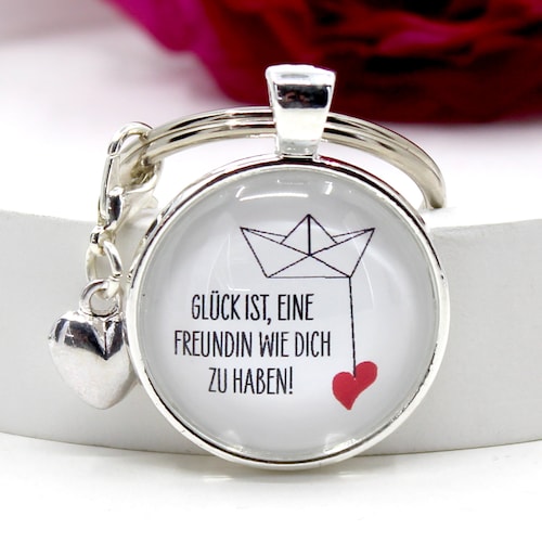 MAOFAED Funny Friendship Keychain - We Go Together Like & You BFF Gift