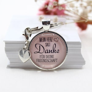 Schlüsselanhänger Dankeschön für deine Freundschaft Spruch Etsy.de