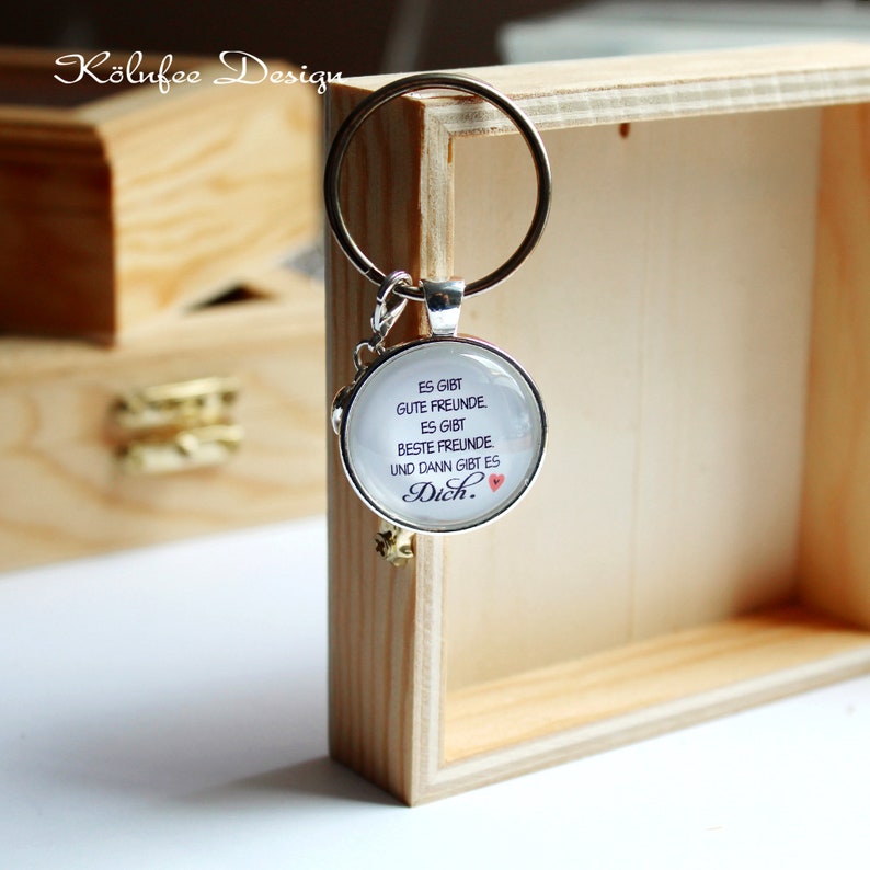Schlüsselanhänger Freundschaft Weißer Spruch Anhänger Etsy