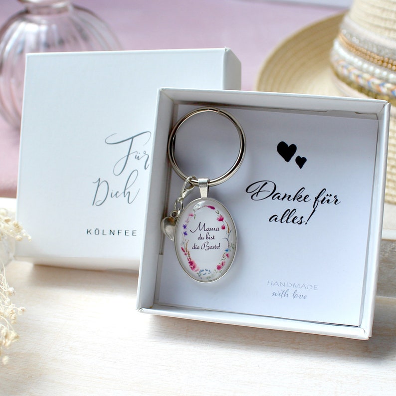 Mom gift set Keychain mom you are the best Birthday gift Mother's Day gift for mom image 5