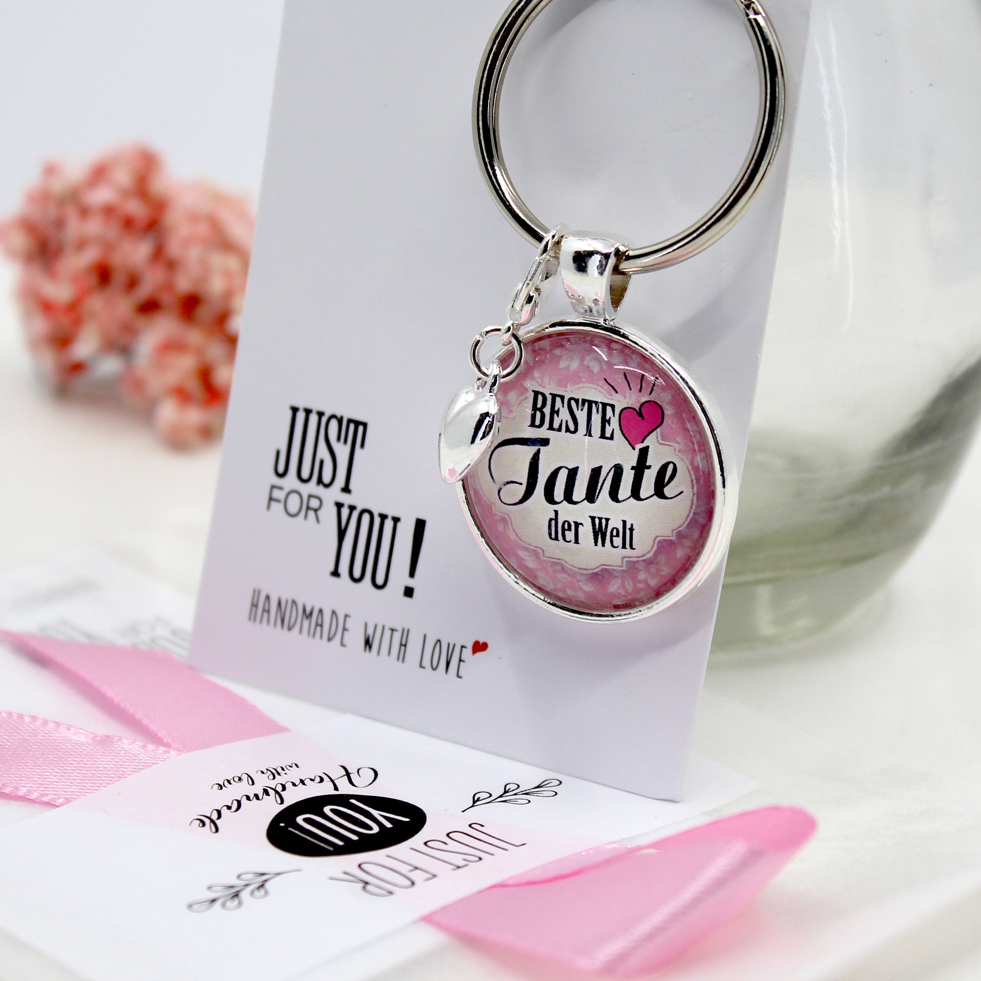 Dankeskarte Für Tante „With Love Auntie“ – Süße Xpress Yourself Karte 8,3 X 5,1 Cm