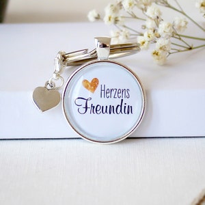 Keychain, unusual gift for your best friend, sweetheart