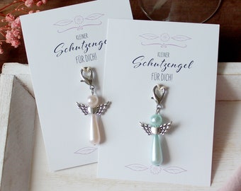 Guardian angel gift | Little guardian angel for you | Angel pendant with card | Nicely packaged | Friendship gift