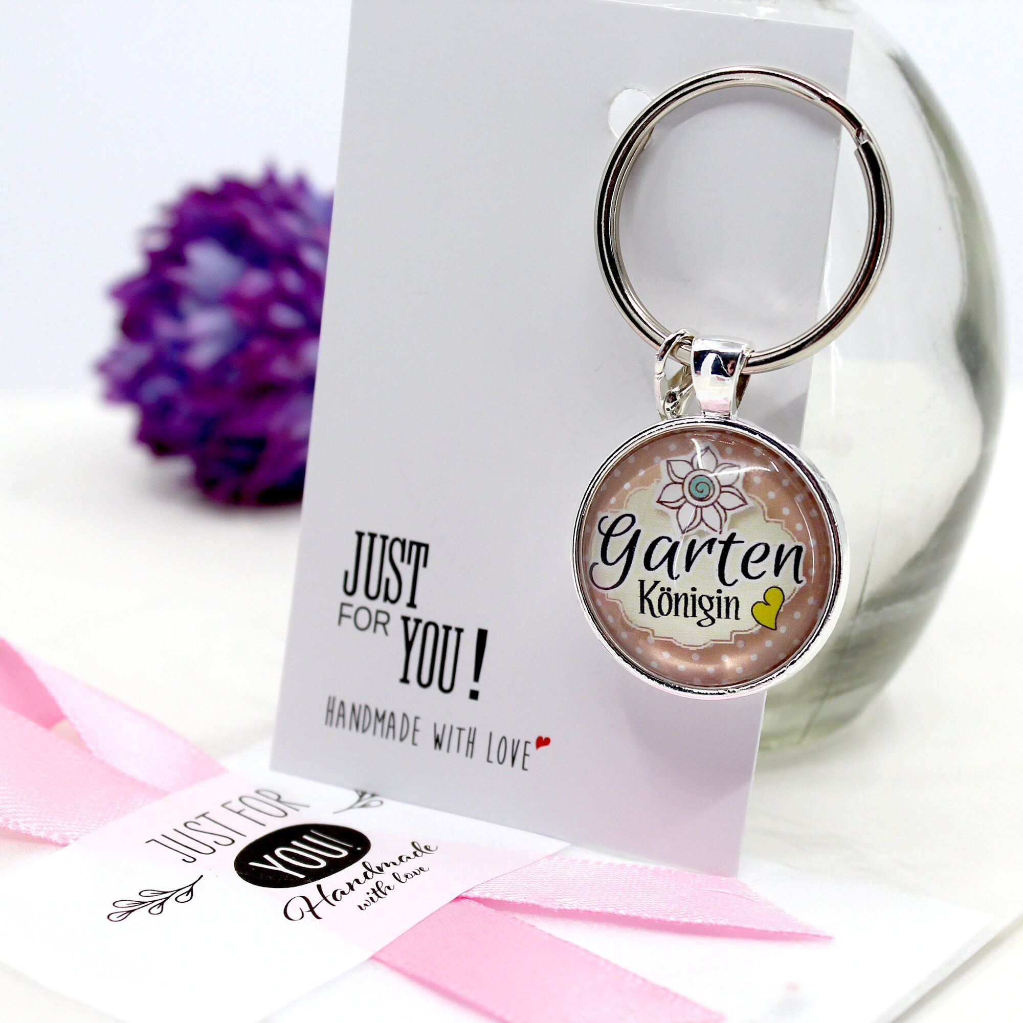 Gärtnerin Geschenk Schlüsselanhänger Garten Königin Etsy