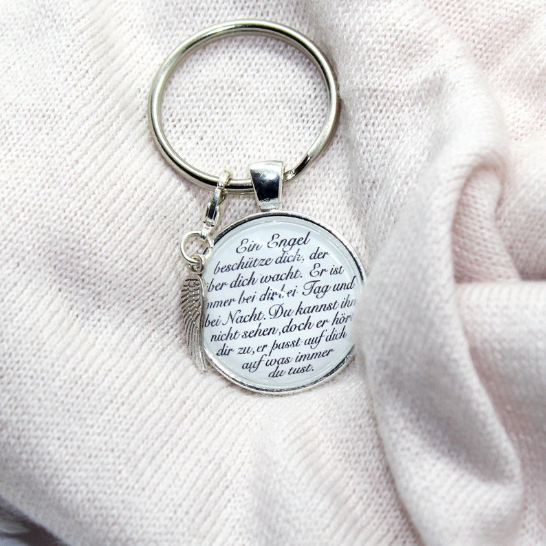 Engel Geschenk Engel Spruch Schlüsselanhänger Engelspruch Etsy