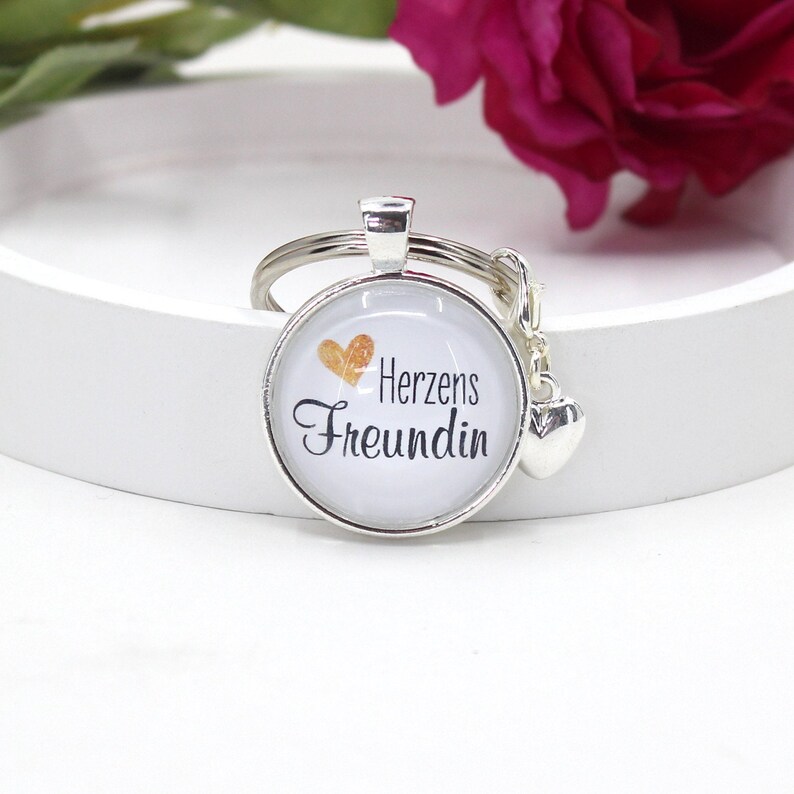 Keychain, unusual gift for the best friend, heartfelt friend 