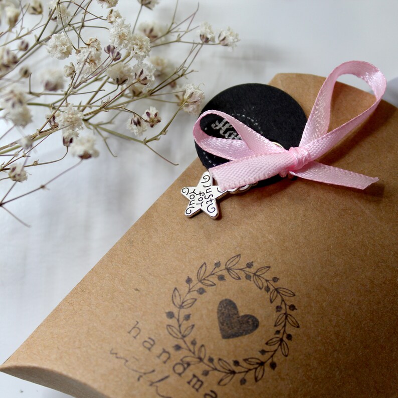 Scinzene Patentante Geschenkbox - Romantische Frage Mit Babyfuß-Anhänger