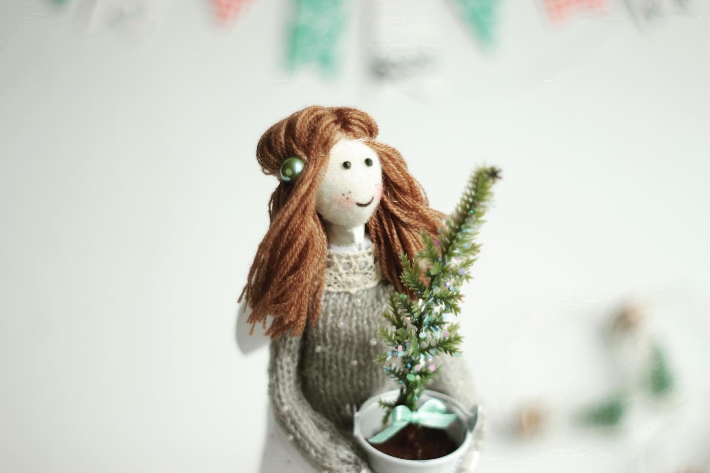 2022 Christmas Angel Project Christmas Angel 2022 With Christmas Tree In Hands. Christmas | Etsy Uk