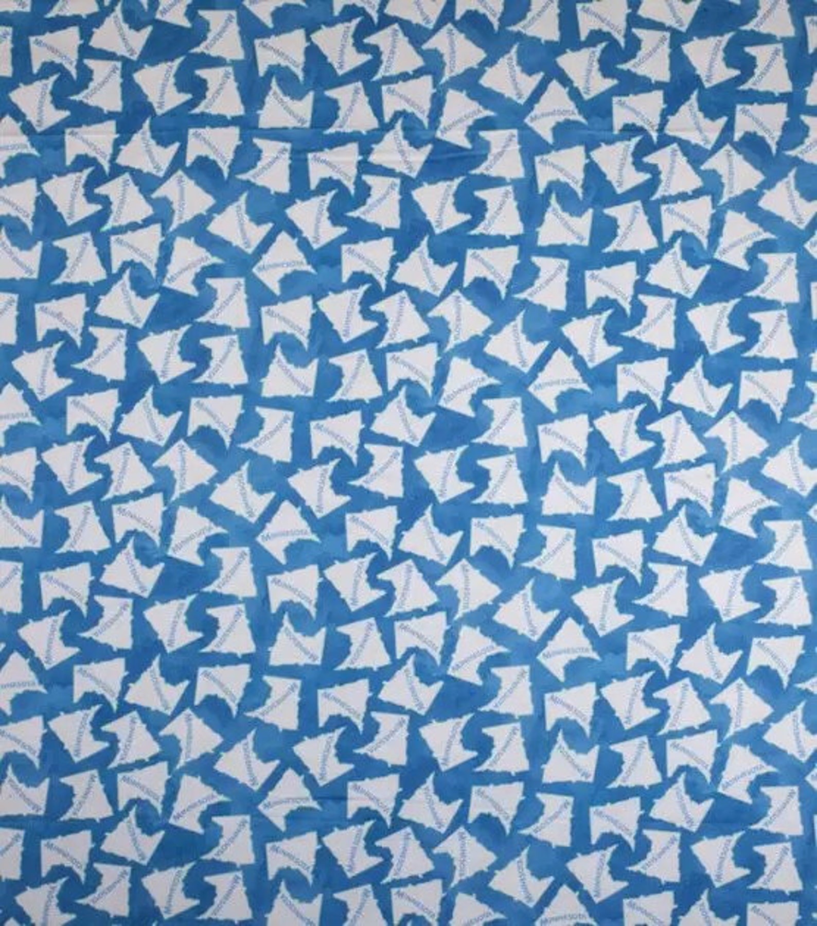 Minnesota State 100 Cotton Fabric Tossed Etsy