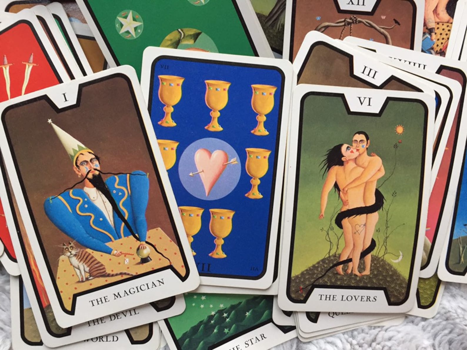 Rare 1974 Devils Tarot USGS Stuart R Kaplan Etsy