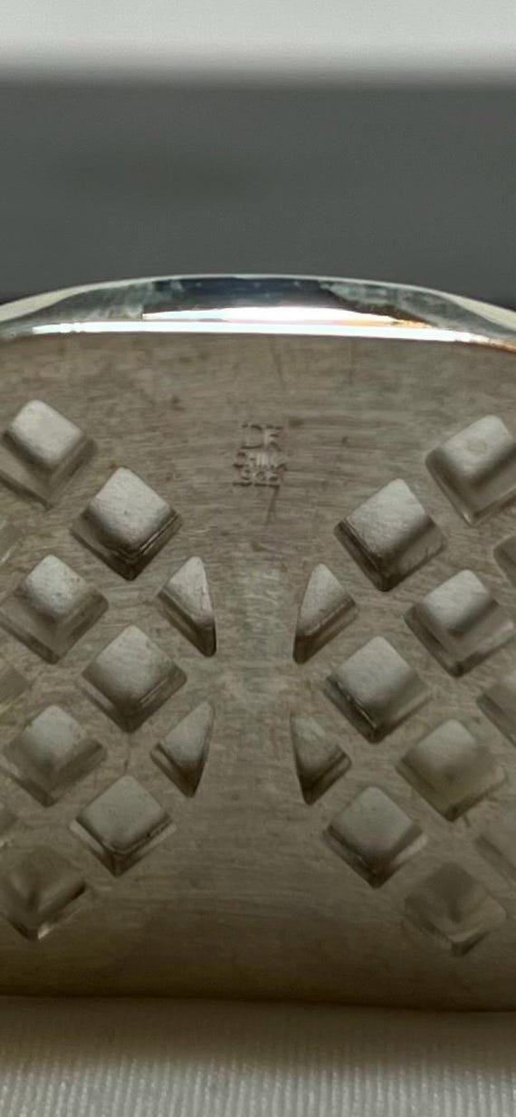 Jay King DTR 925 Sterling Silver Rectangle with R… - image 5