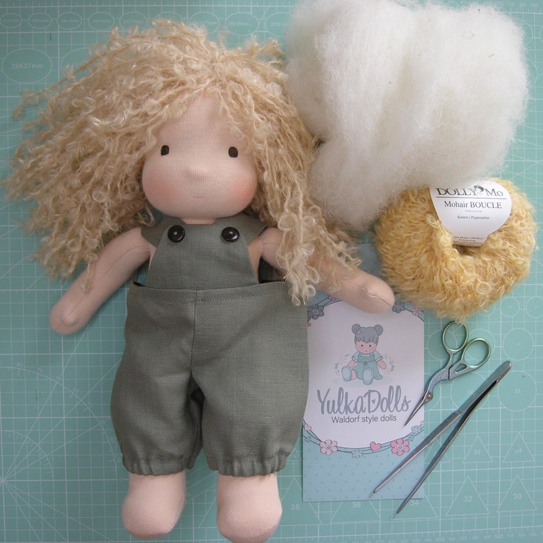 Waldorf doll KIT for diy waldorf doll 12 inch 14 inch Etsy
