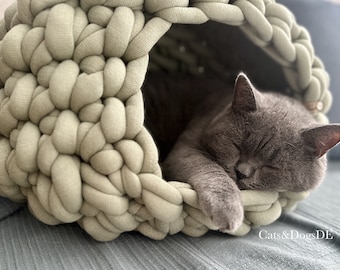 Cat cave/dog cave/ECO/cat house/dog house/cuddle cave/catcave/dogcave/catbed/dogbed cotton/organic cotton