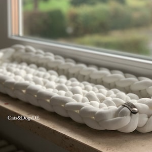 Vegan cat bed for windowsill/window sill bed/cat lounger/cat mat/dog bed/Catbed/Catbed for windowsill/Dogbed/ petbed image 3