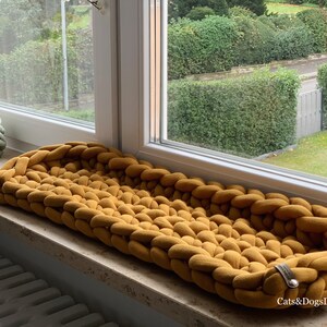 Vegan cat bed for windowsill/window sill bed/cat lounger/cat mat/dog bed/Catbed/Catbed for windowsill/Dogbed/ petbed image 8