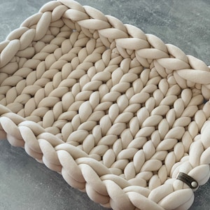 Cama para gatos de algodón BIO/cesta para gatos/cama para perros/cesta para perros/tumbona para gatos/alfombrilla para perros/cama para gatos/cama para perros/cama para mascotas/alfombra para perros de algodón ECO