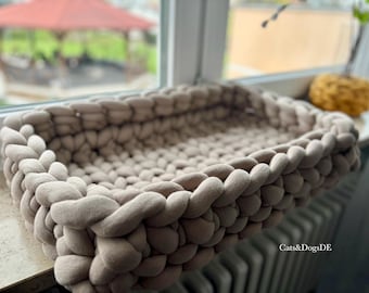 Cat Bed Cotton/Cat Basket/Dog Bed/Dog Basket/Cat Bed/Dog Mat/Catbed/Dogbed/Petbed Cotton ECO Cotton