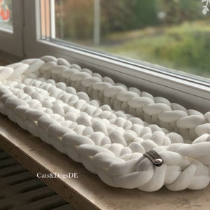 Vegan cat bed for windowsill/window sill bed/cat lounger/cat mat/dog bed/Catbed/Catbed for windowsill/Dogbed/ petbed image 2