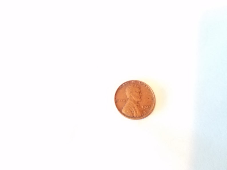 Rare Vintage Antique 1945 P USA United States Of America Lincoln Head Wheat Penny Copper Cent Great Coin For Your Coin Collection