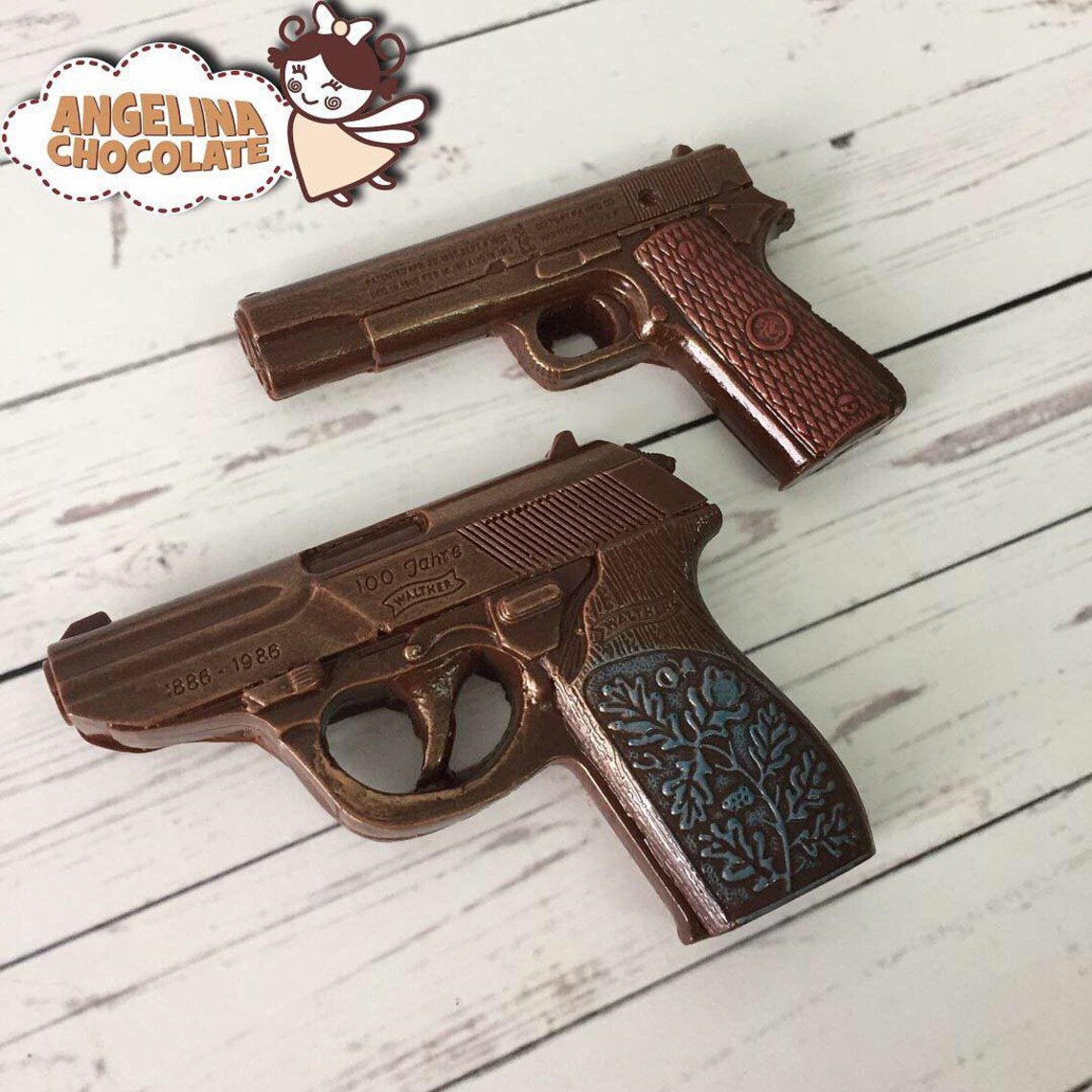 Chocolate gun gift military party gift firearm edible gun cops Etsy