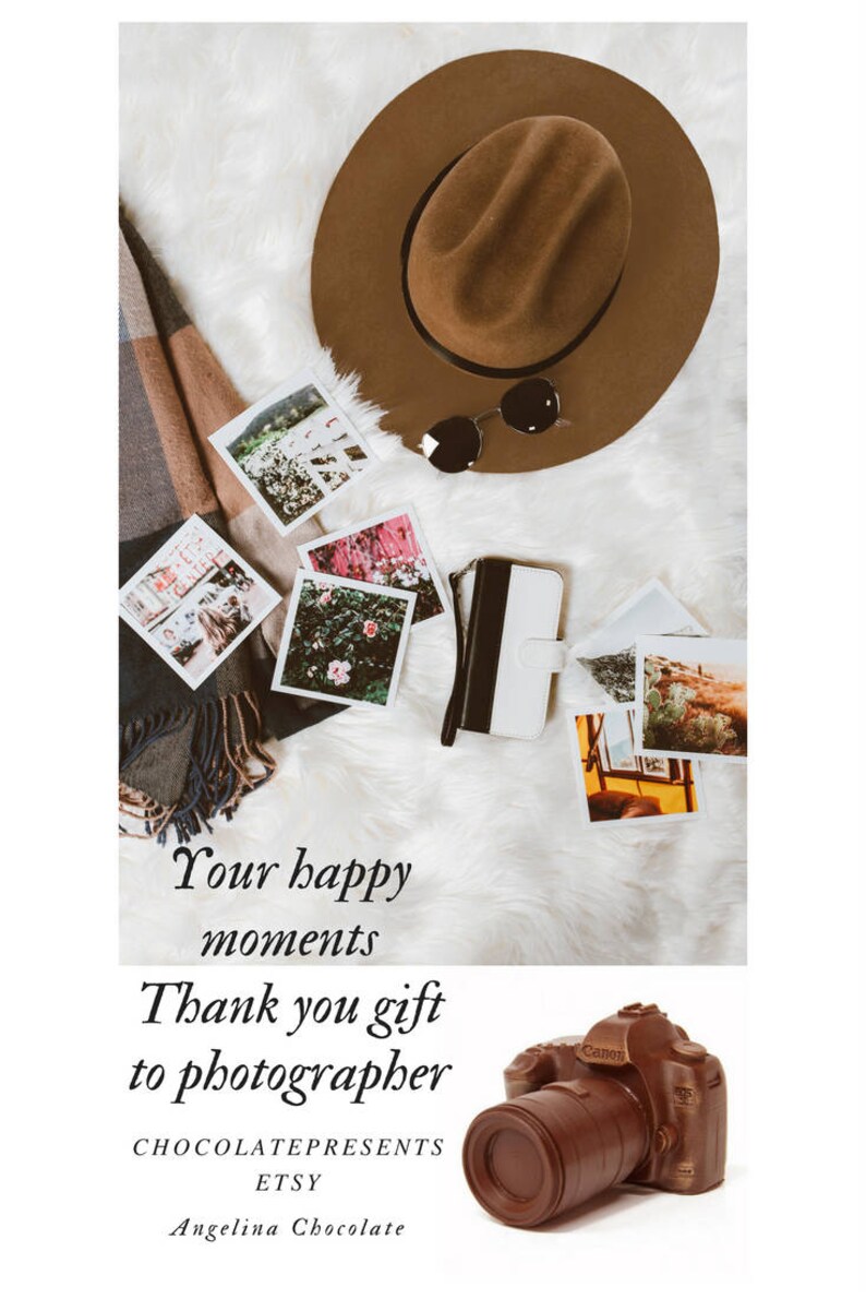 Chocolate camera Canon gift photographer camera lens photo Etsy