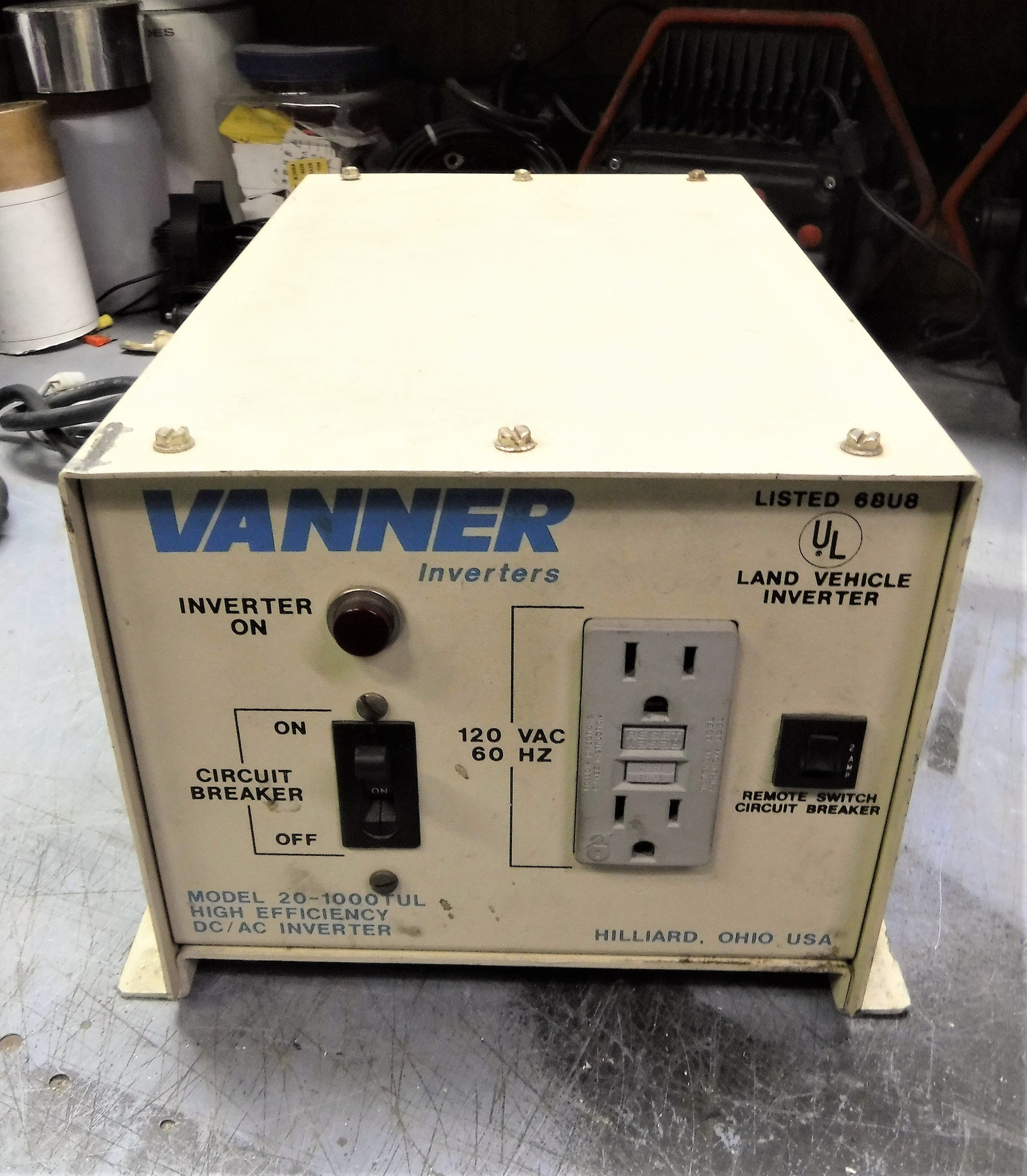 VANNER POWER INVERTER...D C To A C...Model 20100TUL...Fully Etsy