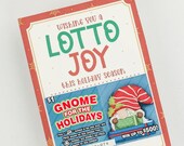 Lotto Gift Tag, Last Minute Gift Idea, Staff Gift, Coworker Gift, Nurse Gift, Lottery ticket gift card holder, Holiday Appreciation Gift