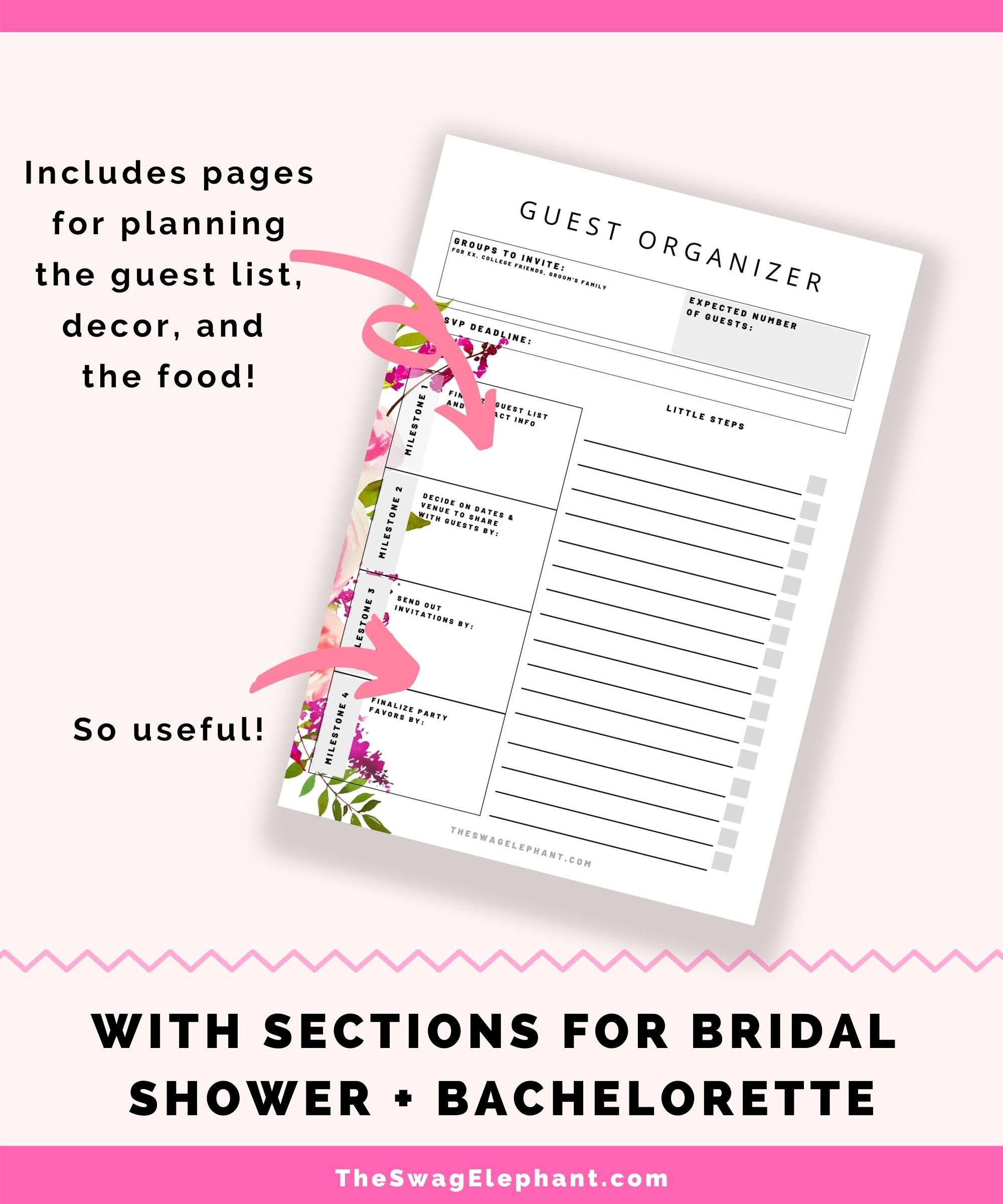Maid of Honor Printable Planner in Letter Size A5 | Etsy