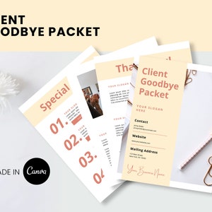 Client Goodbye Packet, Client Offboarding Packet, virtual assistant, service guide
