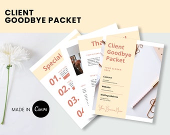 Client Goodbye Packet, Client Offboarding Packet, virtual assistant, service guide