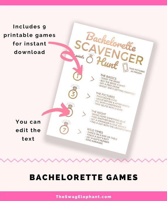 9 Cheap + Cute Bachelorette Party Favors the Group Will Love - The Swag  Elephant