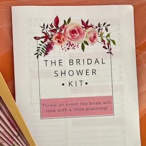 Bridal Shower Planner | for Maid of Honor or Host | Bridesmaid Planning Organizer