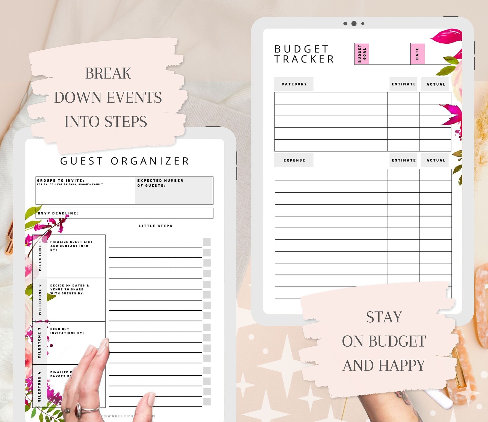 Maid of Honor Printable Planner in Letter Size A5 | Etsy
