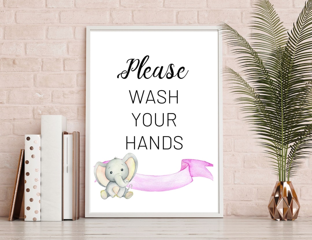 Please Wash Your Hands Before Touching Baby Sign - Etsy