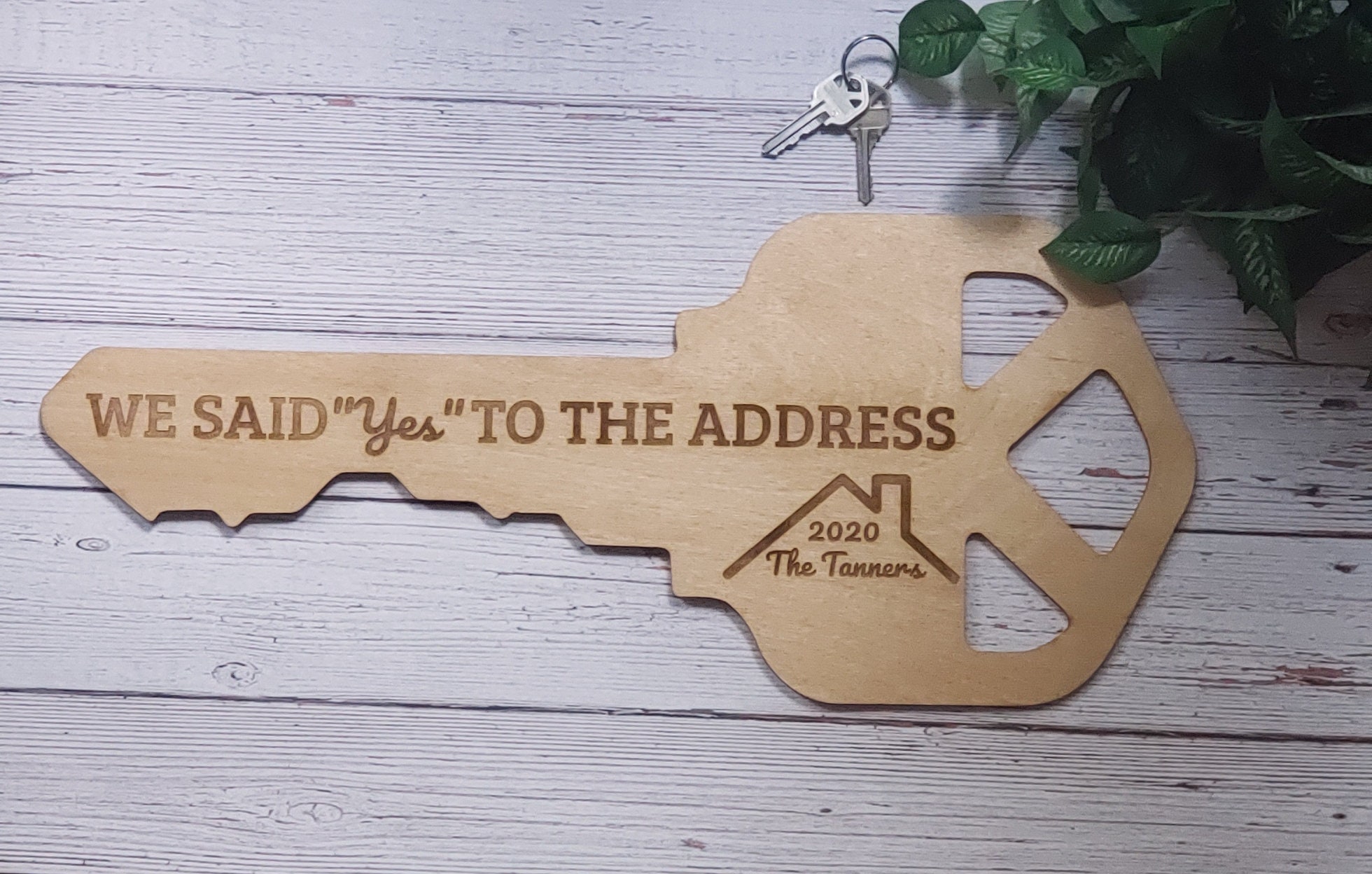 Yes To The Address Sign, realtor sign, new home sign, first home sign…