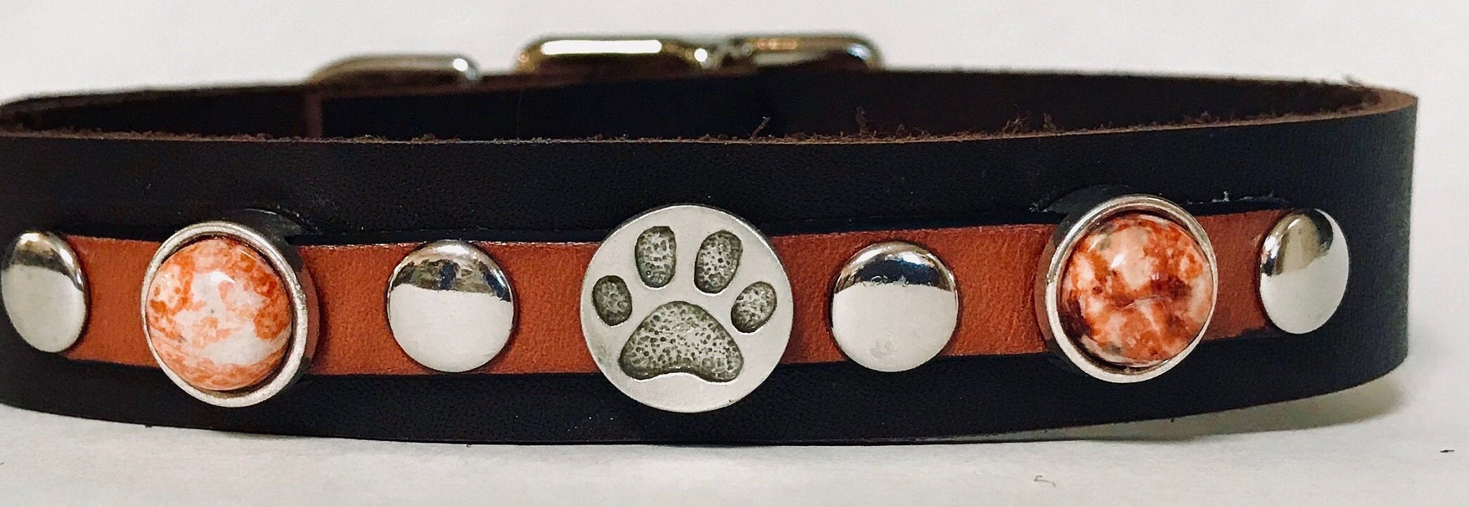 Gemstone dog collar designer dog collar small dog collar Etsy
