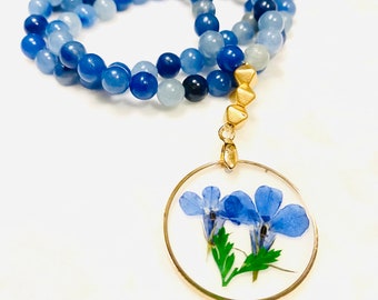 Blue Aventurine Tasbih (Prayer Beads)