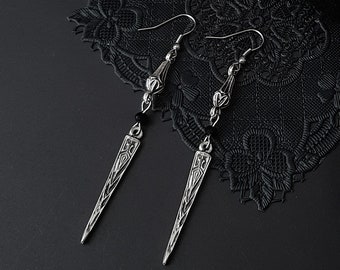 Boucles d'oreilles gothiques - Boucles d'oreilles royales, baroques, gothiques, boucles d'oreilles romantiques, equinoxart