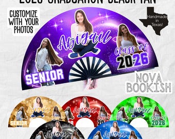 2026 Graduation Custom Clack Fan - Ihre Farben Fotos, Farbe und Text!