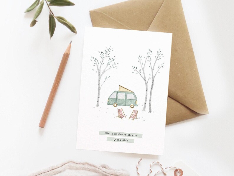 Van Karte / / Karte für den Partner Liebe Freundschaft / - Etsy.de Van Karte / / Karte für den Partner Liebe Freundschaft / - Etsy.de