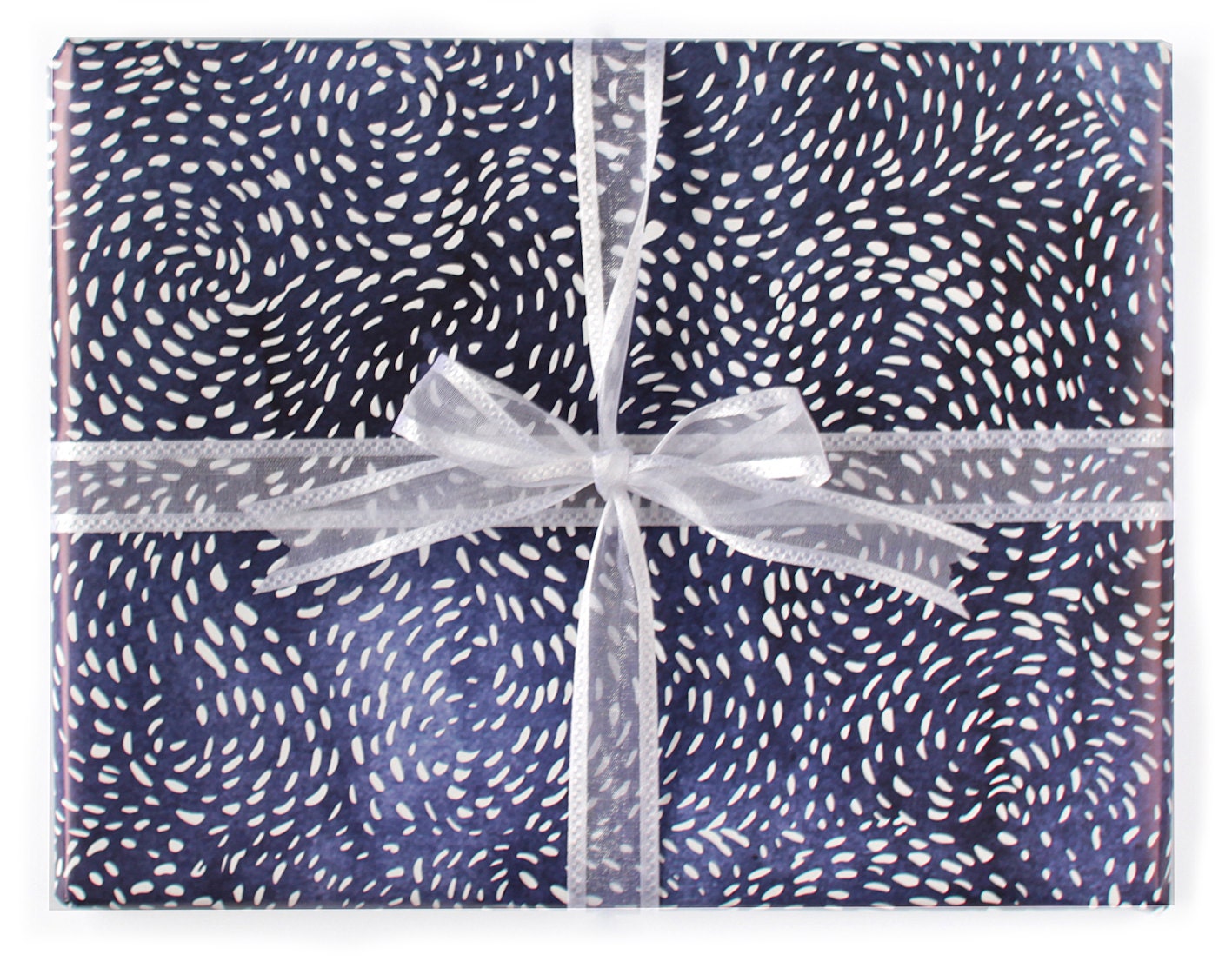 Midnight Blue Gift Wrap / Wrapping Paper / Elegant Wrapping Etsy
