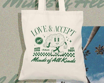 MINDS of ALL KINDS Natural Tote Bag