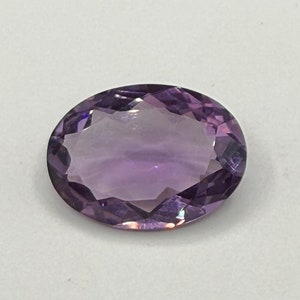 23.67 Karat Natürliche Bolivianische Amethyst Oval Geschliffener Edelstein | Innen makellos, transparent | 24,7x17,7 MM