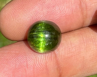 GIA Certified 9.19 Carat World Class Natural Transparent Untreated Cats Eye Tourmaline