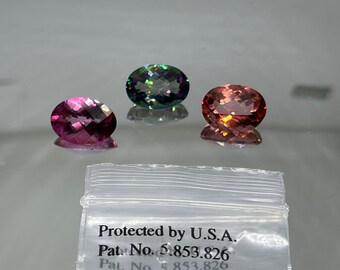 Mystic Fire Topaz Patented authentic Azotic 10x14 MM Oval