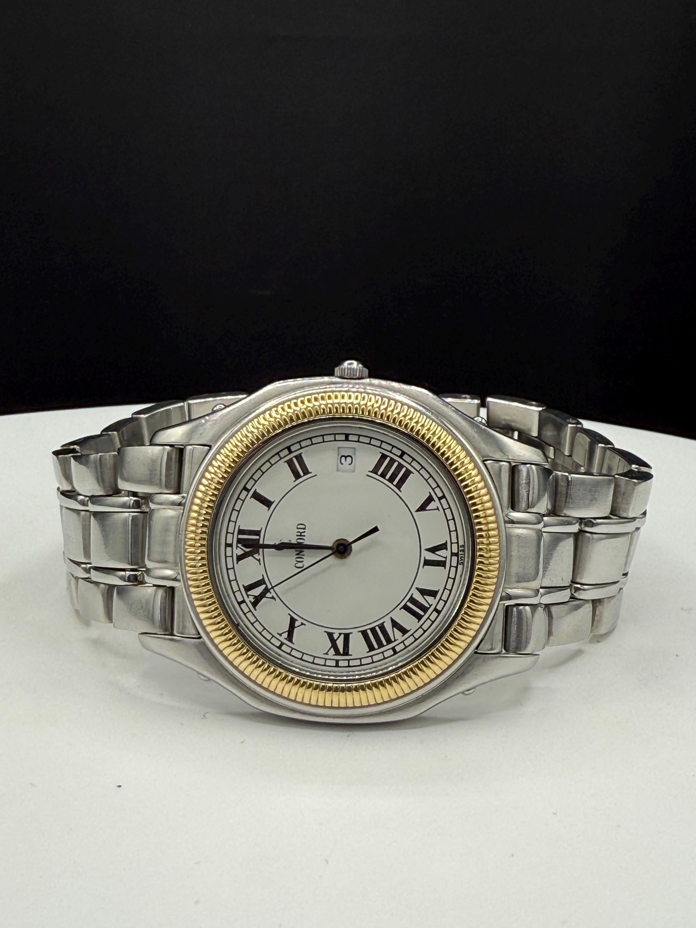 Concord Steeplechase 18k Yellow Gold & Stainless Steel Men's Watch
