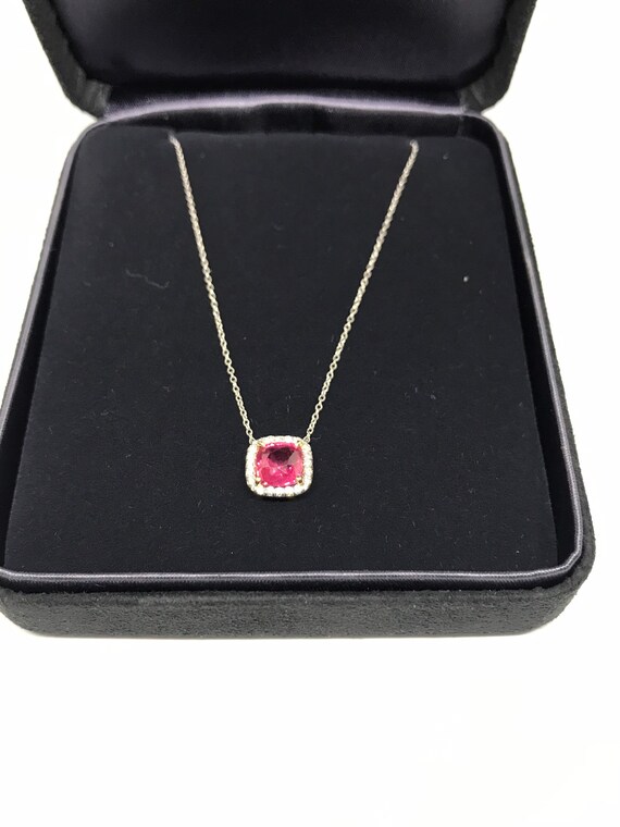 pink sapphire necklace tiffany