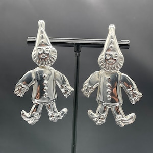 Gnome Sterling Silver Dangle Earrings
